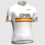 maillot ciclismo selección española hombre manga corta, visión delantera