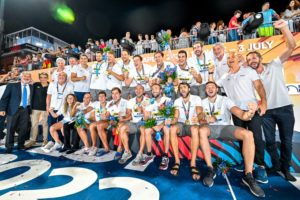 La selección española de waterpolo oro en el Mundial de Hungría