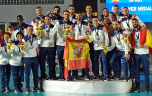 Plata del voleibol masculino en los Juegos del Mediterráneo